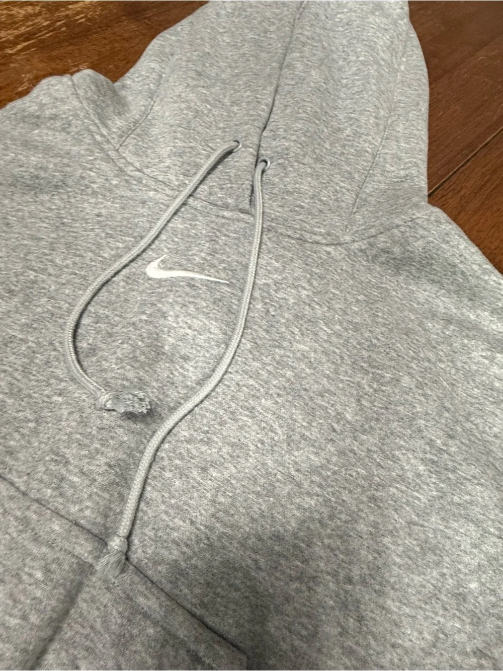Nike Phoenix Fleece Women’s Small Oversized Pullover Hoodie Gray Swoosh